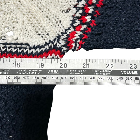 Banana Republic Open-Knit Stripe Sweater Women's Medium NWOT Never Worn‎ - Picture 8 of 8